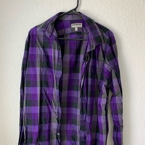 Like new Express Button down shirt Sz L